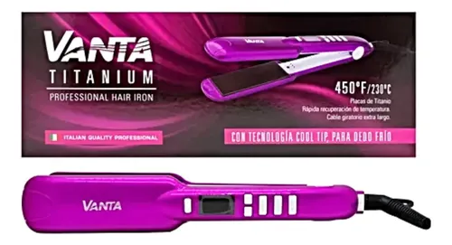 Plancha Vanta Titanium Planchita Placas Titanio 230° Grados