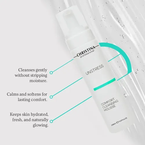 Mousse Limpiadora Christina Unstress 200 Ml