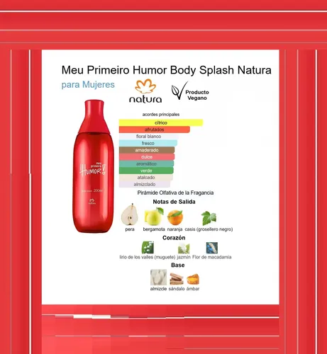 Regalo Humor 1 Meu Primeiro Humor Femenino Natura Vegano