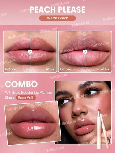 Heglam Delineador De Labios Potenciador Plumping Bold Peach Please