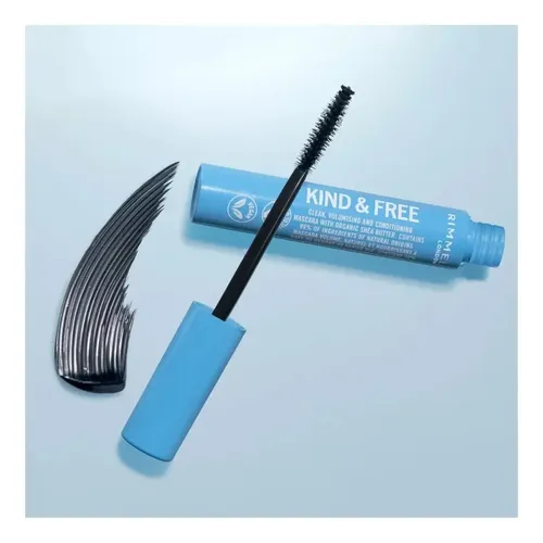 Máscara De Pestañas Rimmel Kind & Free Color 001 Black