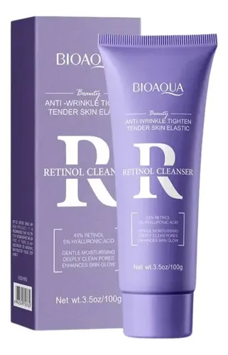 Limpiador Facial Retinol Bioaqua Anti-arrugas 100g Jabon Gel
