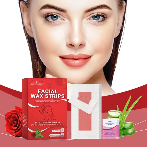Tira De Cera Para Depilación Facial Ouhoe Rose Gentle De Una