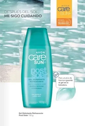Protector Solar Facial Y Gel Post Solar Avon Care Set X 2