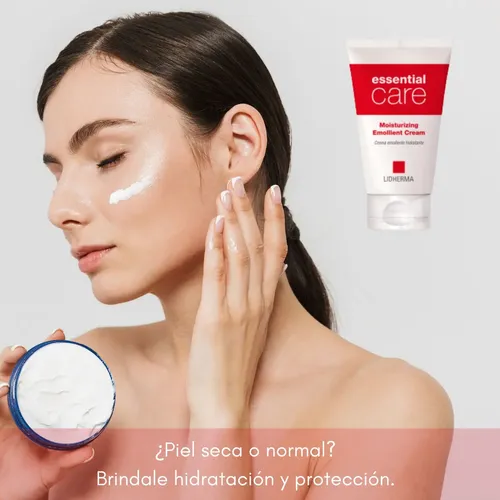 Essential Care Crema Emoliente Hidratante Humectant Lidherma Normal A Seca Día/noche