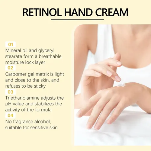 Crema Para Las Manos Con Retinol Antienvejecimiento,