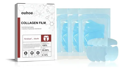 3 Sets Parches De Colágeno Collagen Film Acido Hialuronico