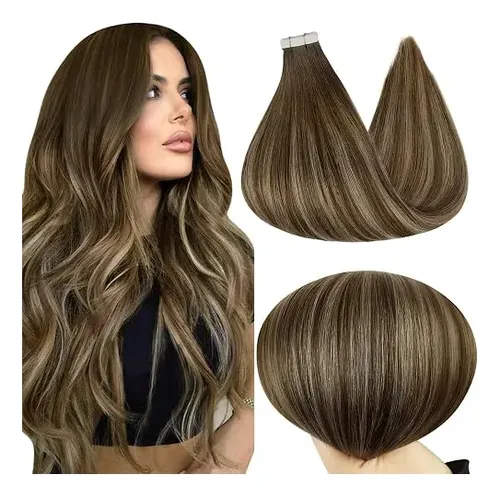 Full Shine Extensiones De Cabello Adhesivas 18 Pulgadas