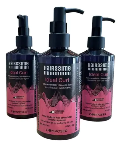 Ideal Curl Hairssime Crema De Peinar Para Rulos Curly Ondas