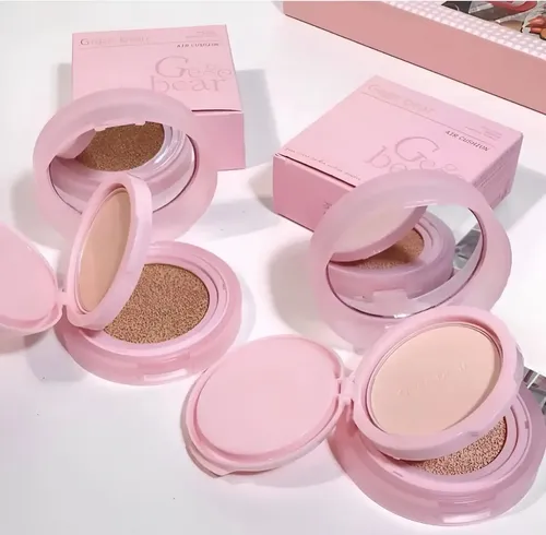 Gege Bear Base Maquillaje Y Polvo Compacto Air Cushion Tono 01