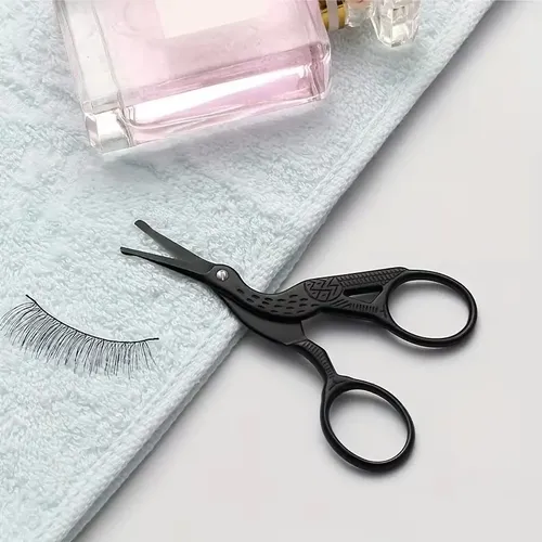 10×tijeras Negras Acero Inoxidable For Nariz, Cejas Honyin