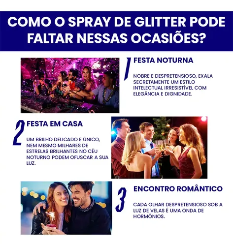 Iluminador En Aerosol Con Purpurina Jaysuing Shimmer Para Ca
