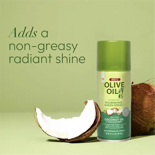 Spray Brillo Nutritivo Ors Aceite De Oliva Y Coco 3x60ml