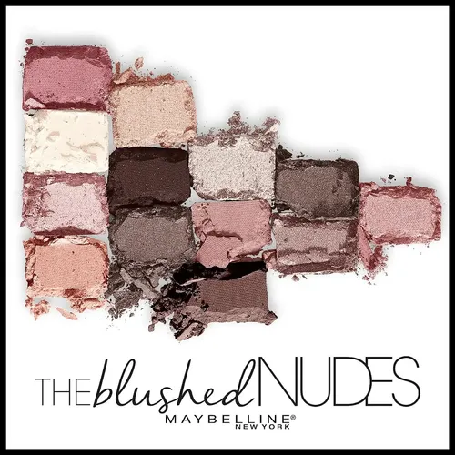 Paleta de sombras de ojos Maybelline New York Nudes Naked de 12 colores