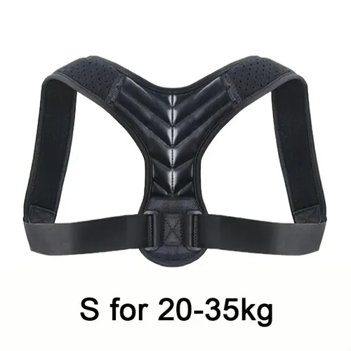 Corrector De Postura Lumbar Y Dorsal Ajustable Xl //. Coral Claro Xs