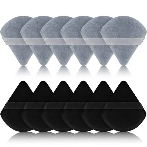 Paquete De 12 Polvos Triangulares, Suaves Y Lavables