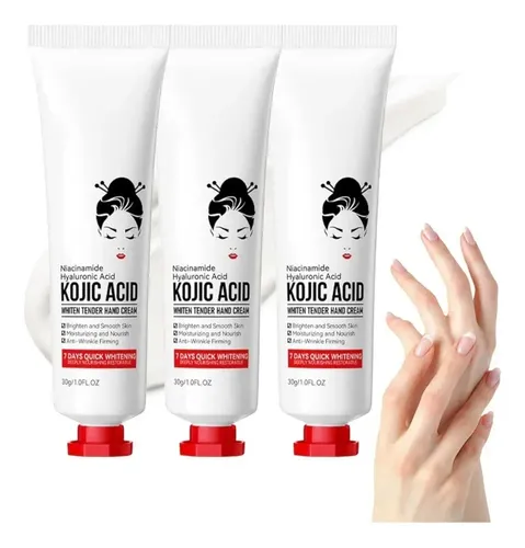Crema De Manos Con Ácido Kójico Sadoer (paquete De 3)