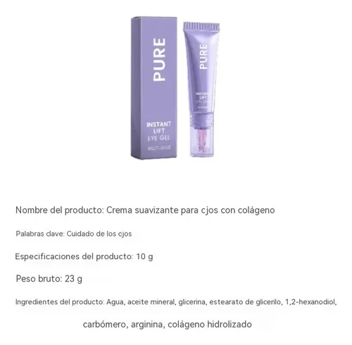 Crema Ojos Colágeno Suave Cuidado Ocular