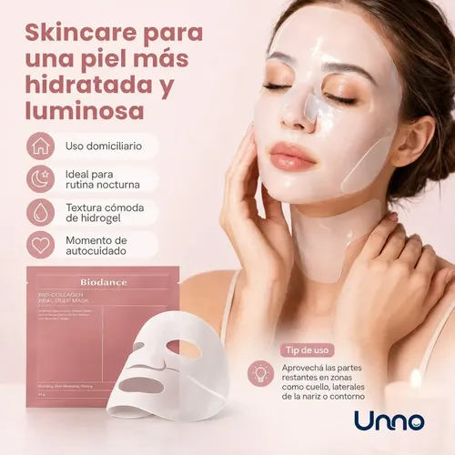Mascarilla Facial Colágeno Biodance Pack X10 Glass Skin Core