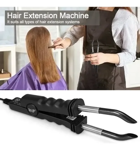 Máquina De Fusión Con Conectores De Extensión De Cabello Par