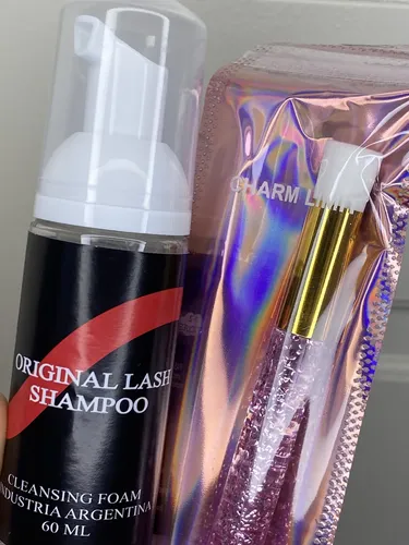 Original Lash Shampoo Espuma Pestaña 60ml+ Brocha Limpiadora