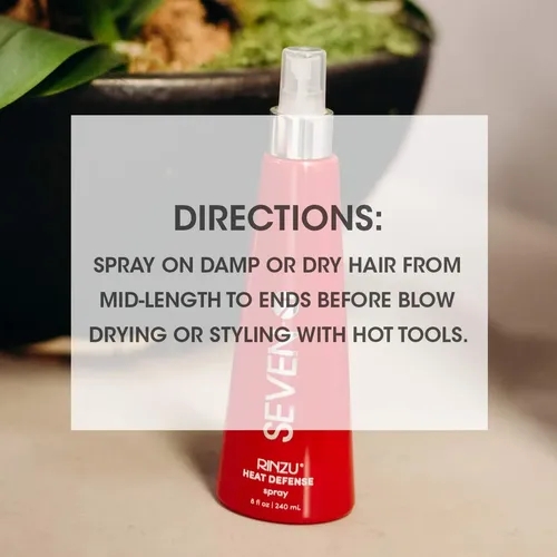 Spray Protector Térmico Para Cabello Seven Haircare Rinzu 24
