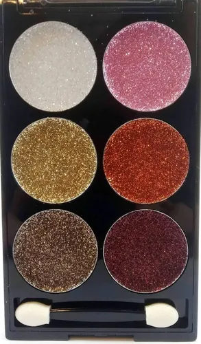 Paleta Sombras Ojos Glitter Eyeshadow Tejar Set 3 Unidades