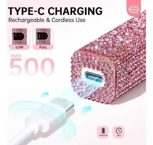 Lámpara Led Uv Portátil Christine Shelly 5x Rosa 90g