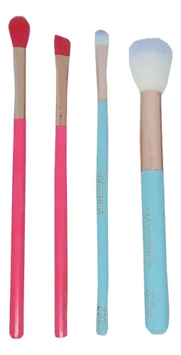 Set 15 Brochas Pinceles Para Maquillaje Profesional Estuche