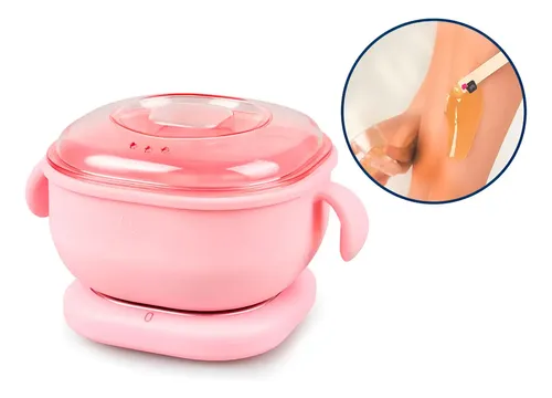 Calentador De Cera De Silicona Plegable Depilacion Rosa