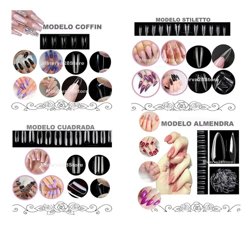 Kit Tips X500 Soft Gel. Kapping Navi, Strass, Lima, Wipes.