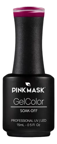 Pink Mask Esmalte Semipermanente Gel Color X 15ml/.5floz Color 124 Bourgogne