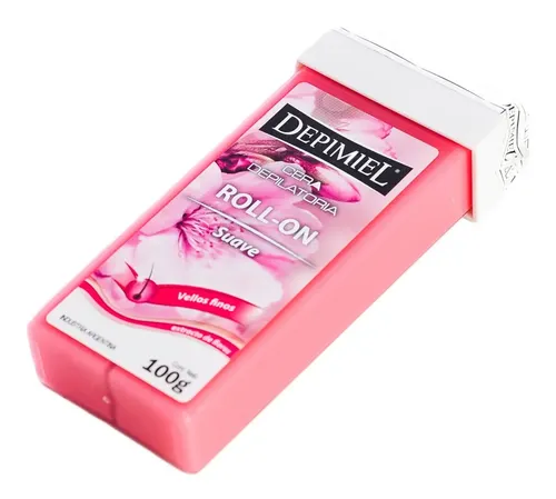 Depimiel Cera Roll-on Descartable Suave Rosa Mosqueta X100g