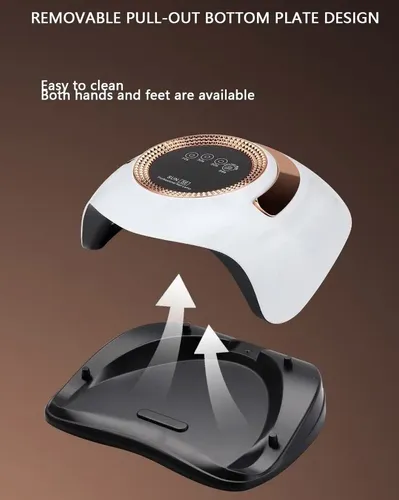 Cabina Uv/led Sun S6 Eloise 168w Para Manicuria Y Pedicuria Tornasol