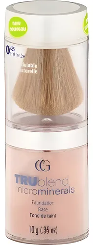 Polvo Covergil True Blend Minerals Tono 455 Miel Tendre