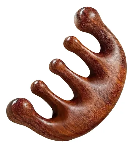 Circulatory Massage Comb For Wooden Scalp
