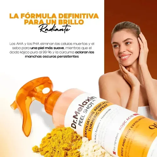 ~ F Spray Exfoliante Corporal Dr. Melaxin Original X2@