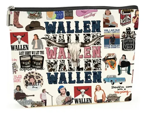 Bolsa De Maquillaje Inspirada En El Western, Regalo Para Ama