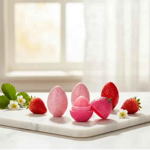 24 Bálsamos Labiales Frutilla Hidratantes Y Cambiantes
