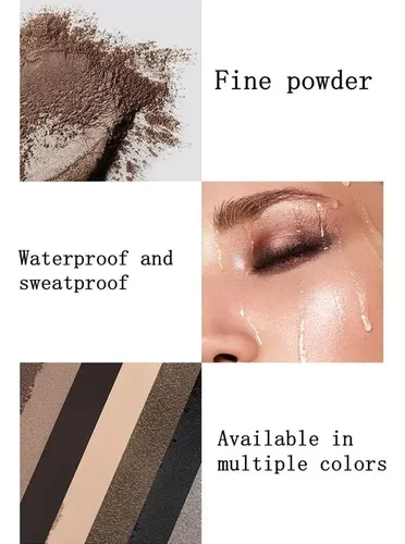 Paleta De Cejas Profesional Snovo 5 Colores 24 Horas