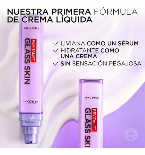 Crema Líquida L’oreal Paris Glass Skin Revitalift 50g