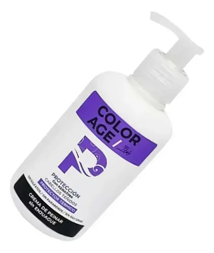 Crema De Peinar Color Age Protección Keratina Cabello Teñido