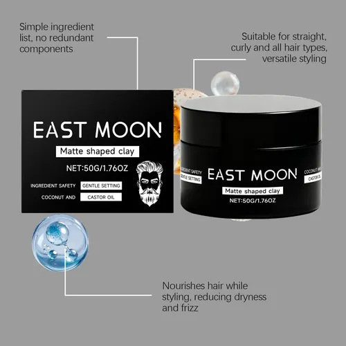 East Moon Barro For El Cabello Mate For Hombres Barro
