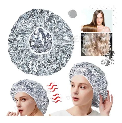 Gorro Térmico De Aluminio Para Baño De Crema Tratamiento