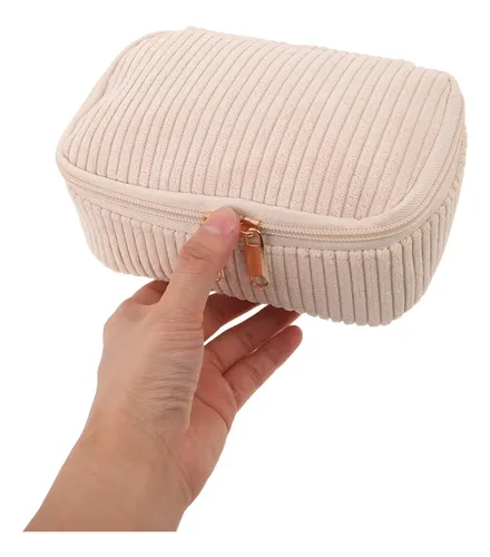 Bolsa De Maquillaje De Pana For Bolso, 2 Unidades, Minialma