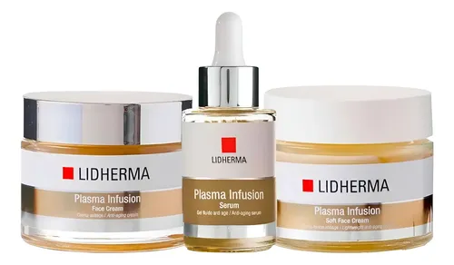 Kit X3 Plasma Infusión Crema De Dia + Noche + Serum Lidherma Momento De Aplicación Día/noche Tipo De Piel Todo Tipo De Piel