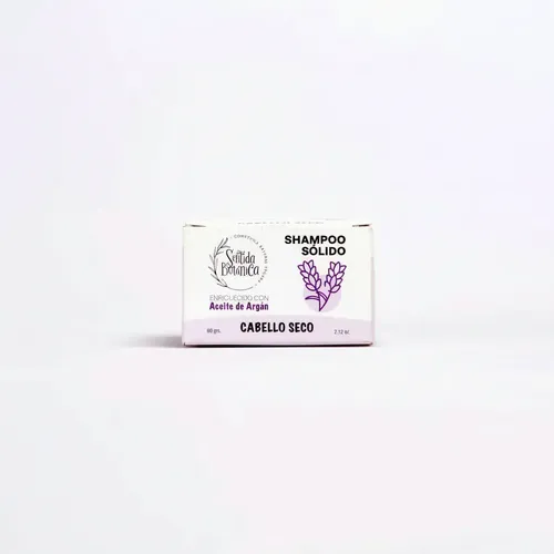 Shampoo Sólido Cabello Seco Sentida Botánica Vegano 60g