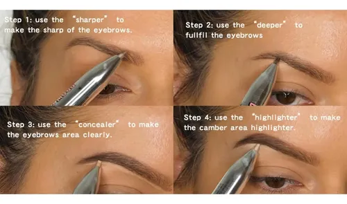 Lápiz 4 En 1 Para Cejas Sonew Rubio