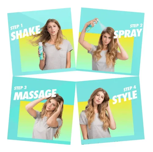 3 Shampoo Seco Batiste Blonde Lavado Sin Agua En Aerosol