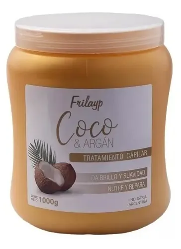 Baño De Crema Keratina + Extra Acido + Coco X 1000g X 6/uni